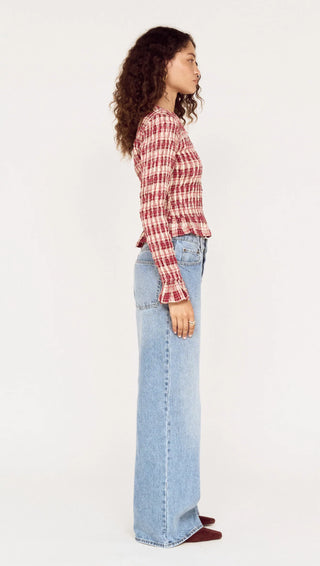 Elodie Slouchy Jeans - Mid Blue