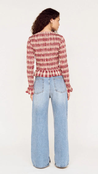Elodie Slouchy Jeans - Mid Blue