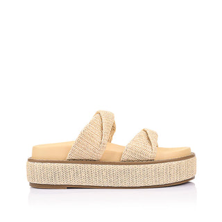 Rue Platform Slides - Raffia
