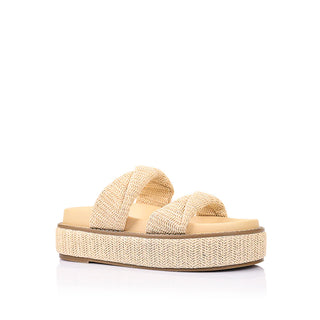 Rue Platform Slides - Raffia