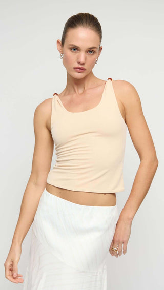 Sopra Bead Tank - Tan
