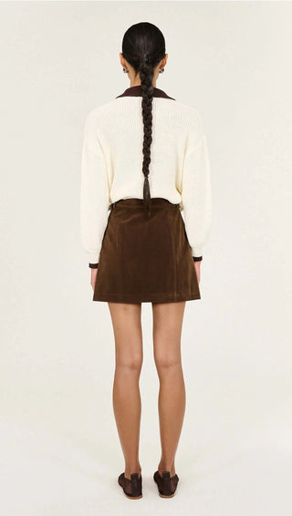 Nina Faux Suede Mini Skirt