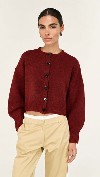 Sigrid Cardigan - Wine