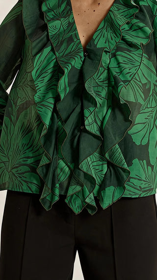 Lynn Ruffle Blouse