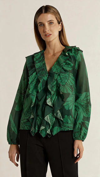 Lynn Ruffle Blouse