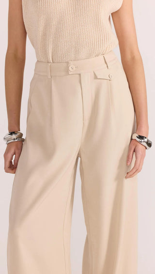 Hayden wide leg pants - Beige
