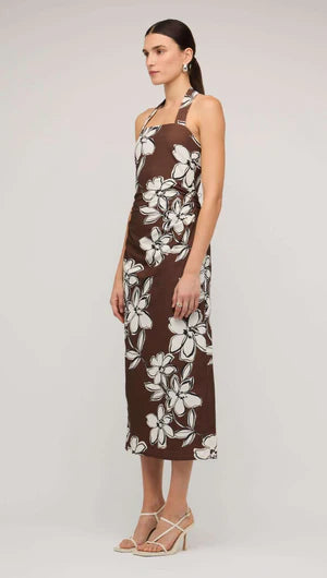 Elara Halter Midi Dress