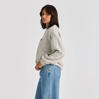 Discover Slouch Sweat - Grey Marle