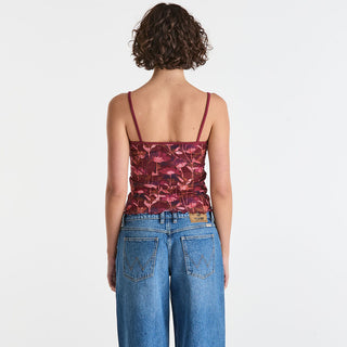Floral Fields Mesh Cami