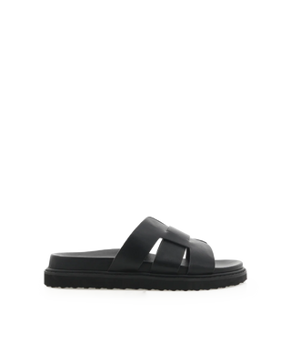 ZANNA SLIDES - BLACK