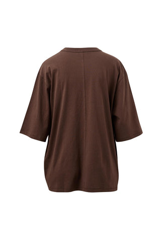 Luna Relaxed tee - Brunette