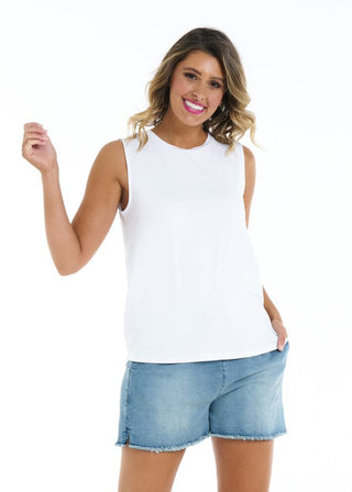 Capri Tank - White
