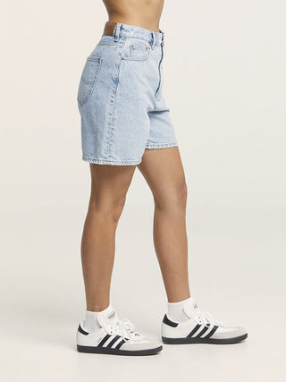 HIGH BAGGY SHORT - GENIE BLUE