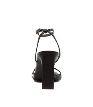 KIMMY SLIM STRAPPY HEEL BLACK