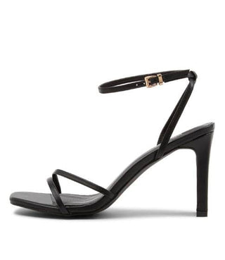 KIMMY SLIM STRAPPY HEEL BLACK