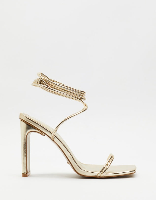 TILLARA HEEL GOLD METALLIC Iggy Zee